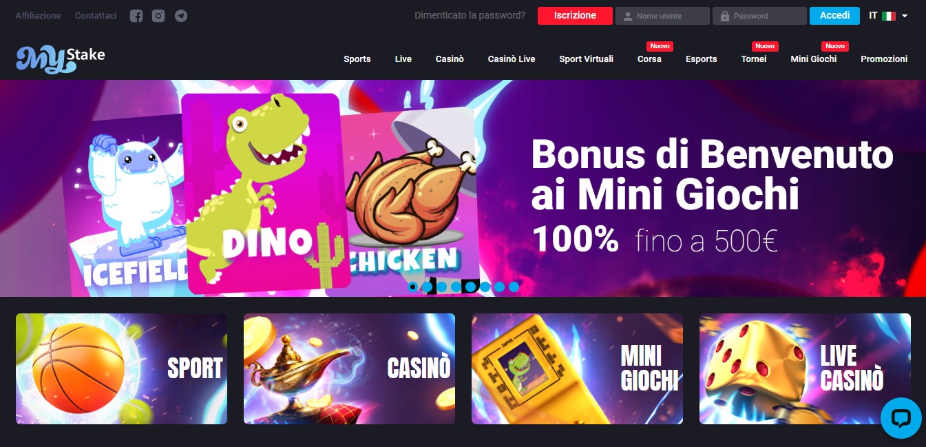 home page mystake italia